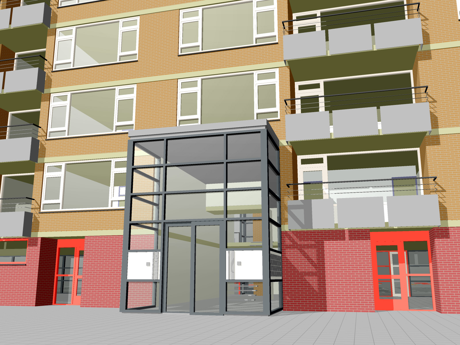 diverse renovaties met nieuwe entree's Prinsenhof Leidschendam - 5